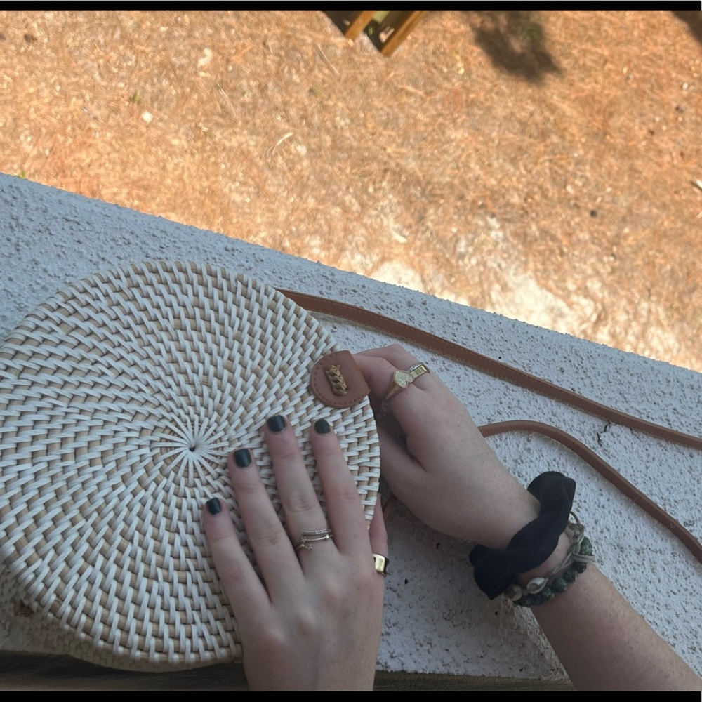 Woven Basket Bag
